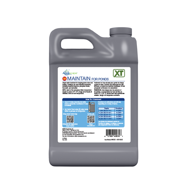 3X Maintain for Ponds XT - 64 oz