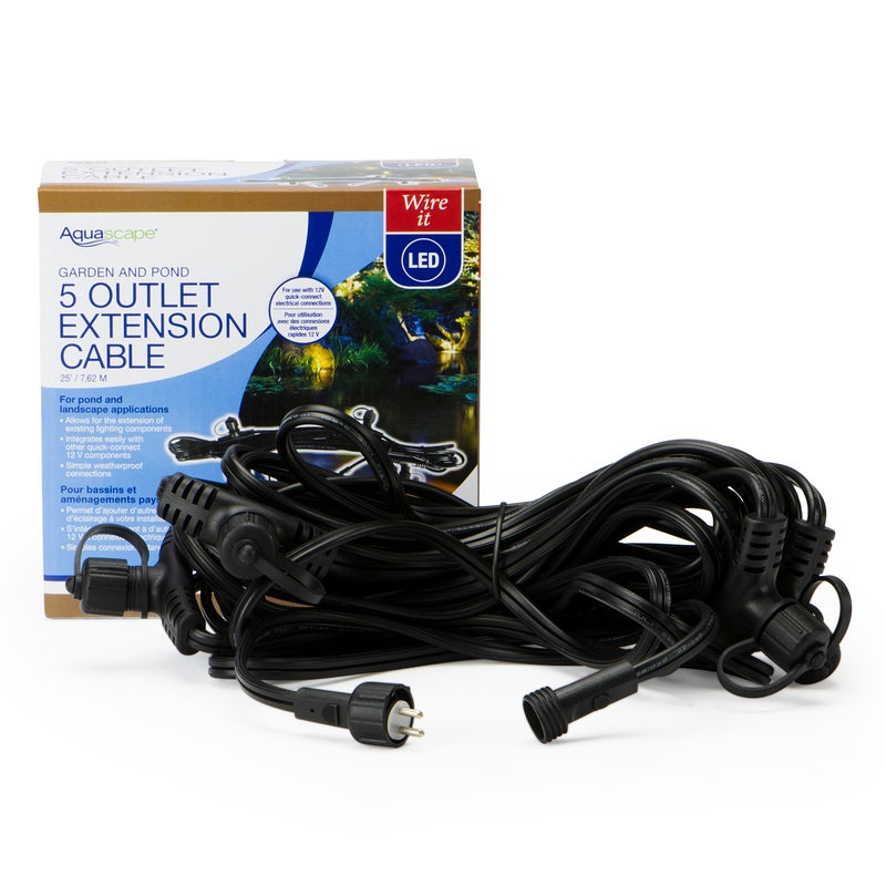 5-Outlet Quick-Connect Extension Cable