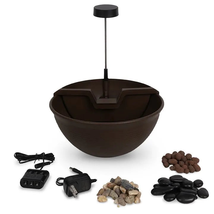 AquaGarden Tabletop Fountain Kit - Mocha