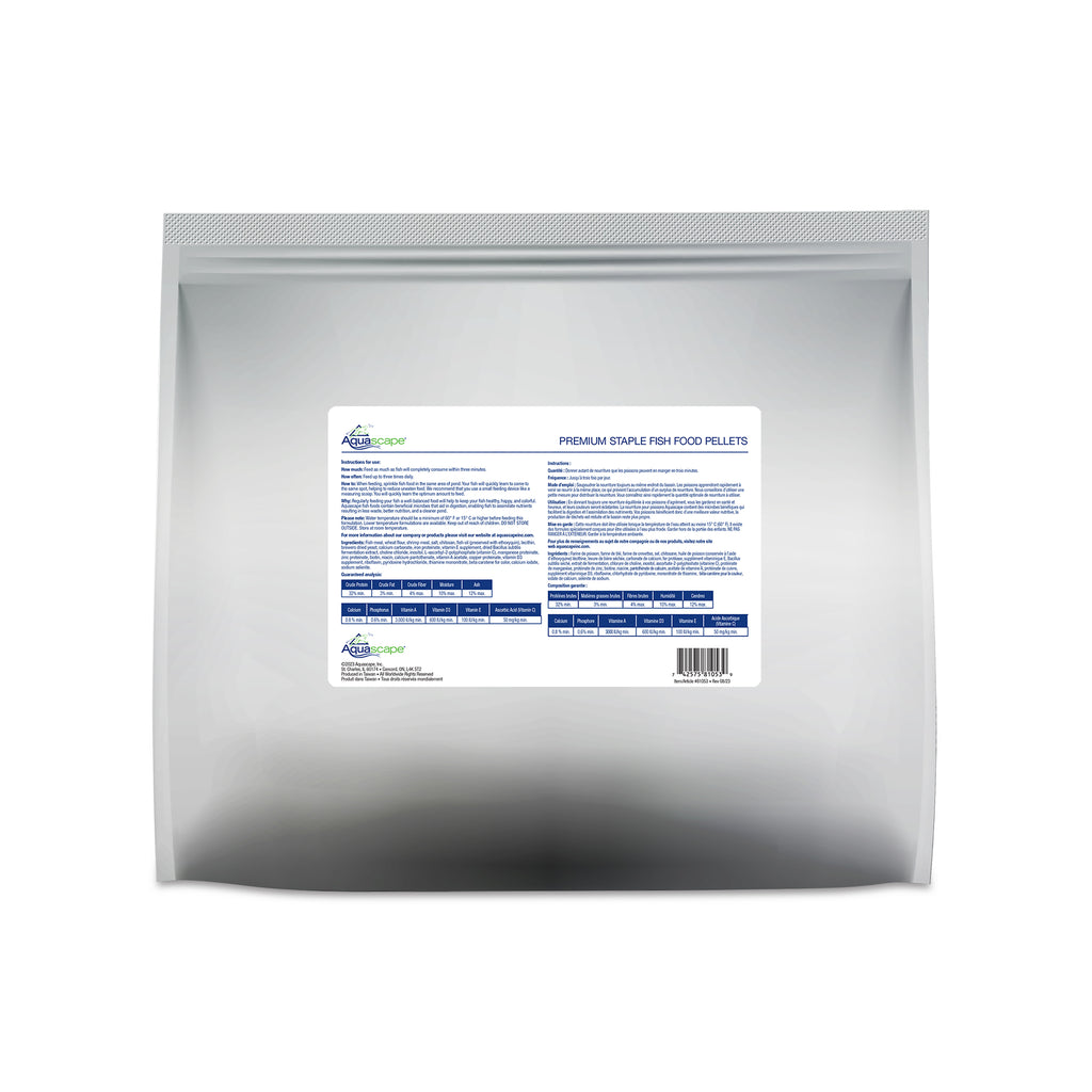 Premium Staple Fish Food Pellets - 11lb